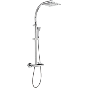 TRES FLAT-TRES 20439501 Termostatický sprchový set FLAT, 200x200mm, ruční sprcha