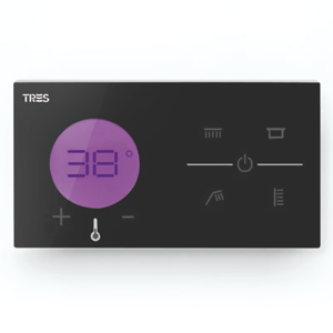 TRES Zapuštěné elektronické termostatické ovládání SHOWER TECHNOLOGY · Včetně elektronického o 09288499