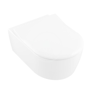 VILLEROY & BOCH Avento Závěsné WC se sedátkem SoftClosing, DirectFlush, CeramicPlus, alpská bílá 5656RSR1