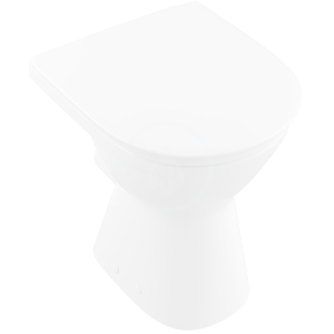 VILLEROY & BOCH O.novo Vita Stojící WC bezbariérové, zadní odpad, AntiBac, CeramicPlus, alpská bílá 468310T2