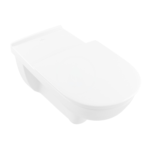 VILLEROY & BOCH O.novo Vita Závěsné WC bezbariérové, zadní odpad, DirectFlush, AntiBac, CeramicPlus, alpská bílá 4601R0T2