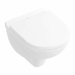 VILLEROY & BOCH O.novo Závěsné WC Compact se sedátkem SoftClosing, DirectFlush, alpská bílá 5688HR01