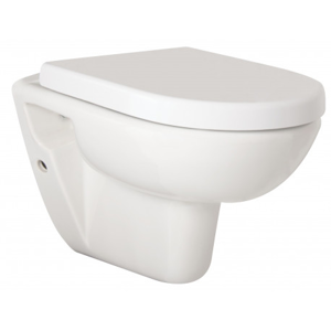 HOPA Závěsné WC COMPACT WC sedátko Sedátko DUROPLAST soft close OLKGKO04DAK00+OLKGYM00DRP19